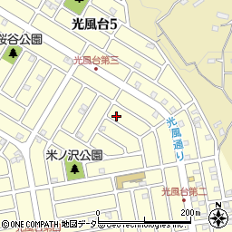 千葉県市原市光風台3丁目240周辺の地図