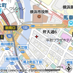 株式会社梓設計横浜事務所周辺の地図