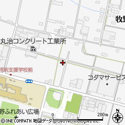 岐阜県美濃加茂市牧野2840周辺の地図