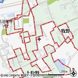 岐阜県美濃加茂市牧野632周辺の地図