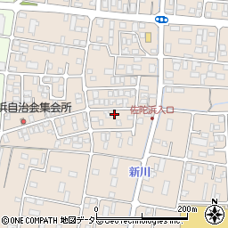 鳥取県米子市淀江町佐陀1077-21周辺の地図
