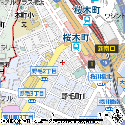 野毛 肉バル ニクボシ周辺の地図