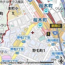 桜木町ＧＡＢＵＲＩ周辺の地図