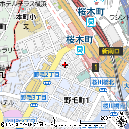 桜木町ＧＡＢＵＲＩ周辺の地図