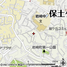 神奈川県横浜市保土ケ谷区岩崎町32周辺の地図