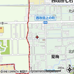 岐阜県岐阜市西改田上の町80-5周辺の地図