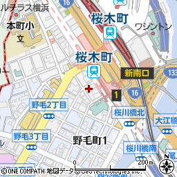 千年の宴 桜木町駅前店周辺の地図
