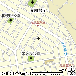 千葉県市原市光風台3丁目283周辺の地図