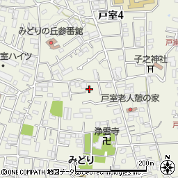 神奈川県厚木市戸室3丁目16-24周辺の地図