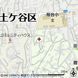 神奈川県横浜市保土ケ谷区霞台58周辺の地図