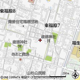 鳥取県米子市東福原7丁目12周辺の地図