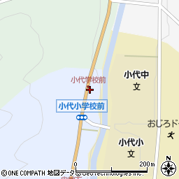 兵庫県美方郡香美町小代区忠宮1周辺の地図