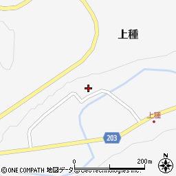 鳥取県東伯郡北栄町上種207周辺の地図