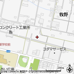 岐阜県美濃加茂市牧野2864周辺の地図