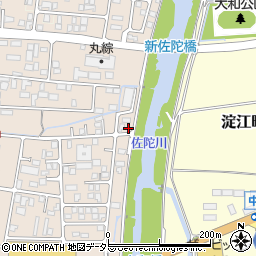 鳥取県米子市淀江町佐陀1044-46周辺の地図
