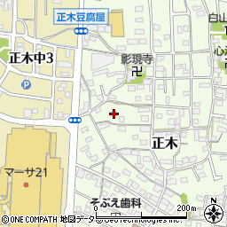 岐阜県岐阜市正木1309周辺の地図