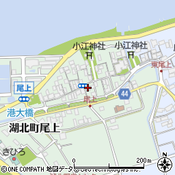 滋賀県長浜市湖北町尾上93周辺の地図