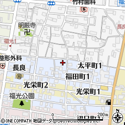 岐阜県岐阜市太平町周辺の地図