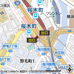 伊勢佐木警察署桜木町駅前交番周辺の地図