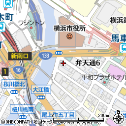 富国生命保険相互会社　横浜支社横浜ベイ営業所周辺の地図