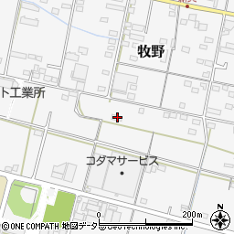 岐阜県美濃加茂市牧野2875周辺の地図