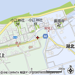 滋賀県長浜市湖北町尾上169周辺の地図