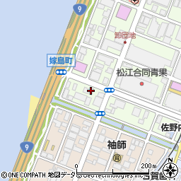 中国レトルトフーヅ松江営業所周辺の地図