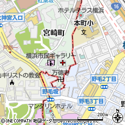 神奈川県横浜市西区宮崎町14周辺の地図