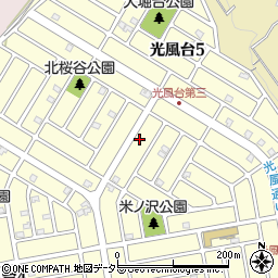 千葉県市原市光風台3丁目342周辺の地図