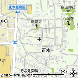 岐阜県岐阜市正木1304周辺の地図