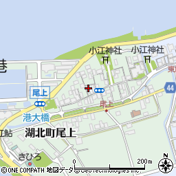 滋賀県長浜市湖北町尾上119周辺の地図