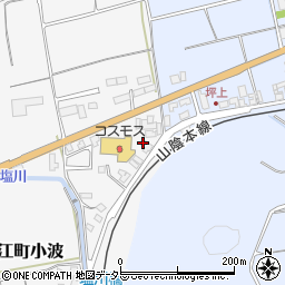 聖神米子教会周辺の地図