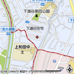 下瀬谷団地９号棟周辺の地図