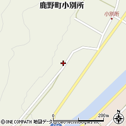 鳥取県鳥取市鹿野町小別所326周辺の地図