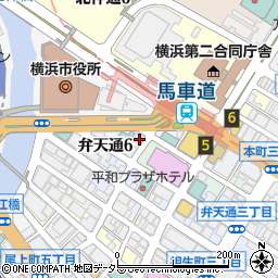 ローソン・スリーエフ横浜本町店周辺の地図