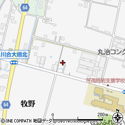 岐阜県美濃加茂市牧野2052周辺の地図