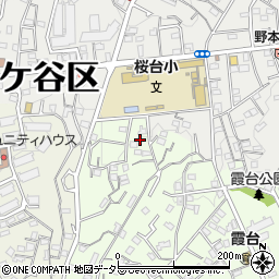 神奈川県横浜市保土ケ谷区霞台55周辺の地図