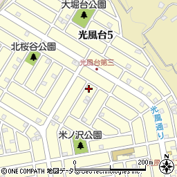 千葉県市原市光風台3丁目318周辺の地図