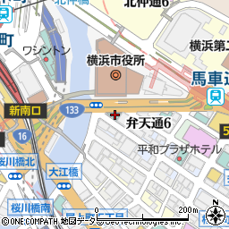ホテルリソル横浜桜木町周辺の地図