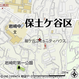 神奈川県横浜市保土ケ谷区岩崎町15-12周辺の地図
