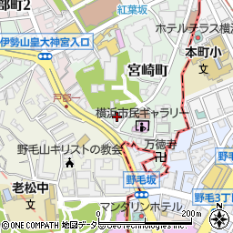 神奈川県横浜市西区宮崎町66周辺の地図
