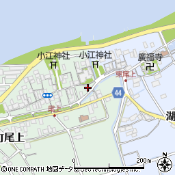 滋賀県長浜市湖北町尾上15周辺の地図