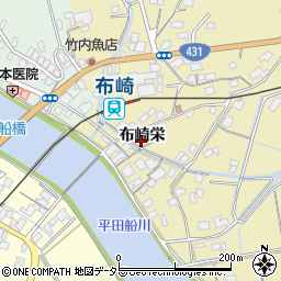島根県出雲市園町布崎栄周辺の地図