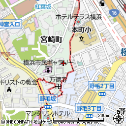 神奈川県横浜市西区宮崎町8周辺の地図