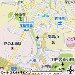 西神田集会所周辺の地図