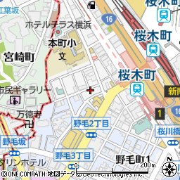 横浜ジャム音楽学院周辺の地図