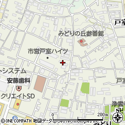 神奈川県厚木市戸室5丁目22周辺の地図