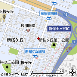 ローソン保土ヶ谷新桜ヶ丘店周辺の地図