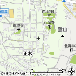 岐阜県岐阜市正木1422周辺の地図