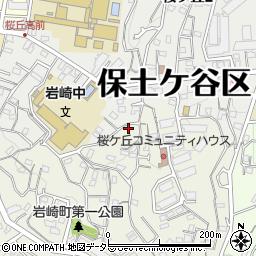 神奈川県横浜市保土ケ谷区岩崎町16-40周辺の地図